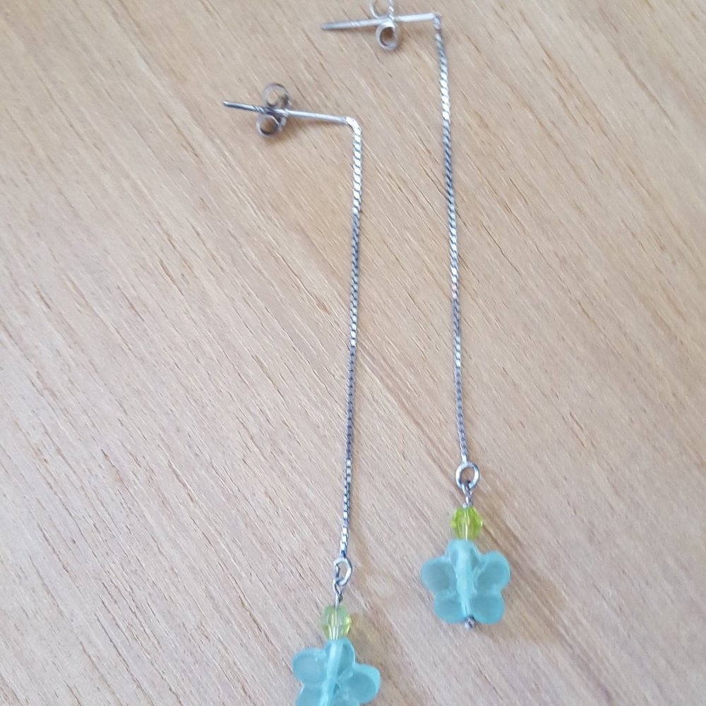 Handmade Sterling Threader Earrings